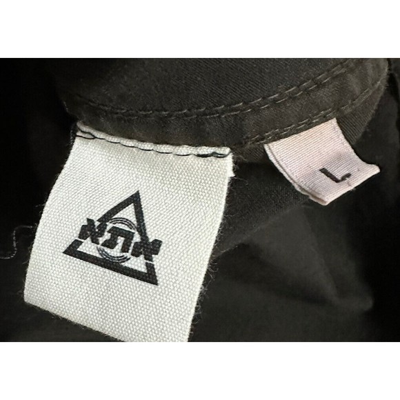 Atawear Women’s Size Large Button Up Denim Jacket Dark Army Green Coat EUC - Picture 4 of 6